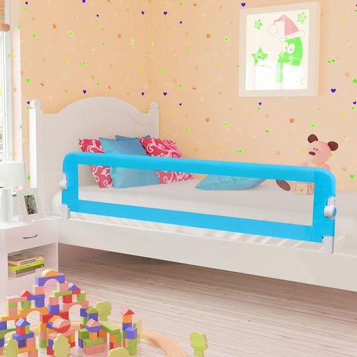 Balustradă de protecție pat copii albastru 180x42 cm poliester - WALTI WALTI