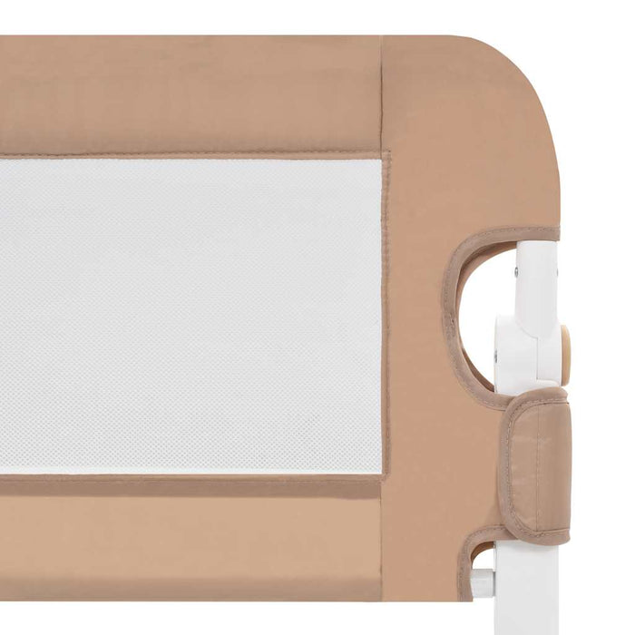 Balustradă protecție pat copii, gri taupe, 120x42 cm, poliester - WALTI WALTI