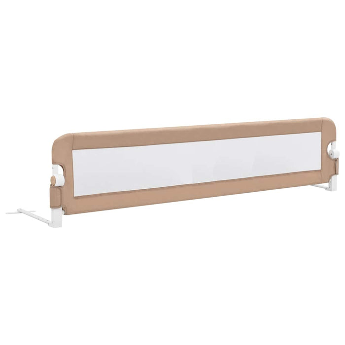 Balustradă protecție pat copii, gri taupe, 180x42 cm, poliester - WALTI WALTI