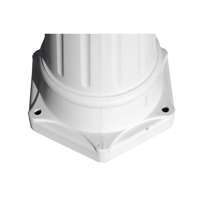 Felinar de grădină Kingston cu 3 brațe 215 cm Alb - WALTI WALTI