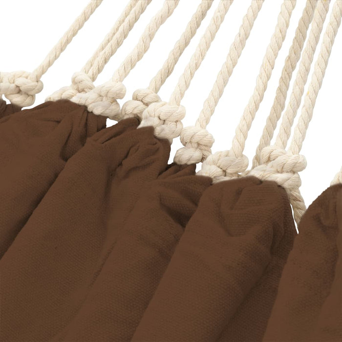 Hamac pliabil 2 persoane, maro, 360 x 150 cm - WALTI WALTI