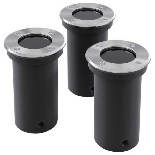 Lumini pentru grădină la nivelul pământului rotunde 3 buc. - WALTI WALTI