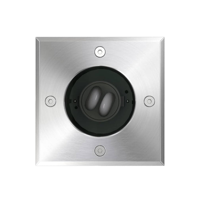 Lămpi de sol pentru exterior, 3 buc., pătrat - WALTI WALTI