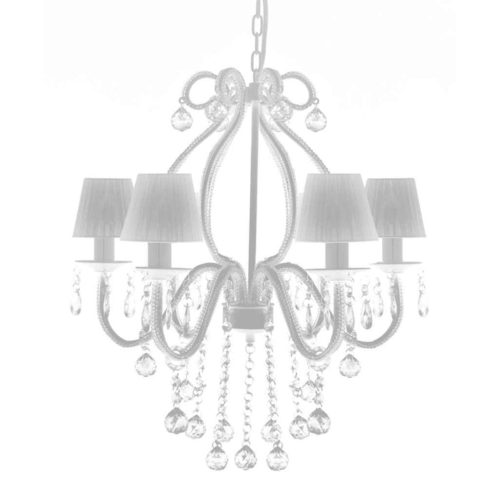 Candelabru cu 2300 de cristale, alb WALTI