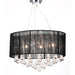 Candelabru cu 85 cristale, Negru - WALTI WALTI