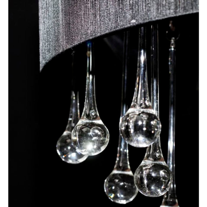 Candelabru cu 85 cristale, Negru - WALTI WALTI