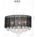 Candelabru cu 85 cristale, Negru - WALTI WALTI