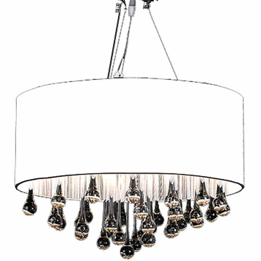 Candelabru cu 85 de cristale, alb - WALTI WALTI