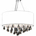 Candelabru cu 85 de cristale, alb - WALTI WALTI