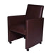 Scaune de sufragerie, 2 buc., maro, piele ecologică - WALTI WALTI