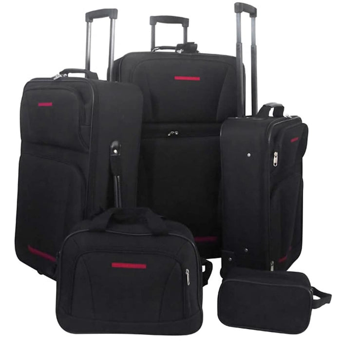 Set 5 bagaje/trollere negru - WALTI WALTI