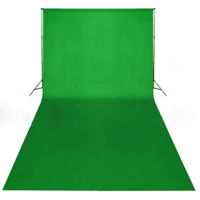 Fundal foto fără suport, verde, 600x300 cm, bumbac, Chroma Key WALTI