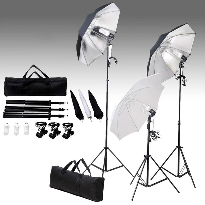 Set lumini studio: 24 wați cu trepiede și umbrele - WALTI WALTI
