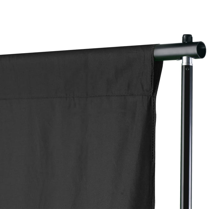 Sistem de suport fundal, 500 x 300 cm, negru - WALTI WALTI