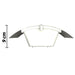 Lampă de exterior 60 W 2 buc - WALTI WALTI