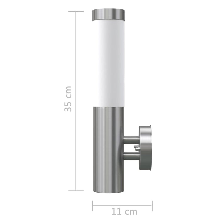 Lampă de exterior din oțel inoxidabil 2 buc - WALTI WALTI
