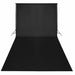 Kit studio foto, fundal negru, 600 x 300 & lumini - WALTI WALTI
