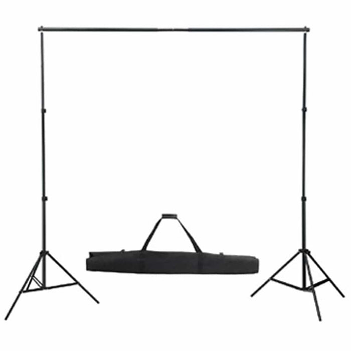 Kit studio foto, fundal negru, 600 x 300 & lumini - WALTI WALTI