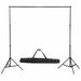 Kit studio foto, fundal negru, 600 x 300 & lumini - WALTI WALTI