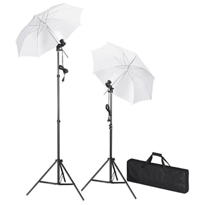 Kit studio foto, fundal alb, 600 x 300 cm & lumini - WALTI WALTI