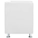 Fotoliu cub, alb, piele ecologică - WALTI WALTI