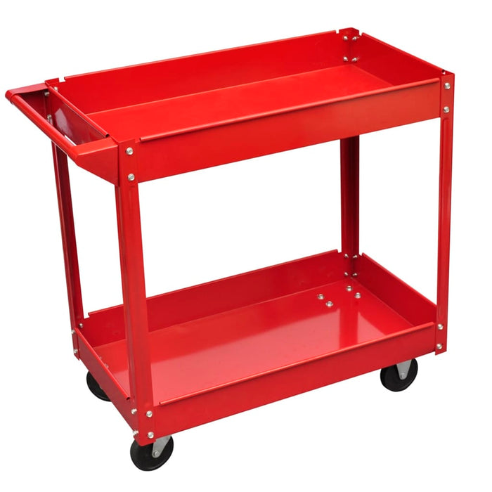 Cărucior pentru scule de atelier, 100 kg, roșu - WALTI WALTI