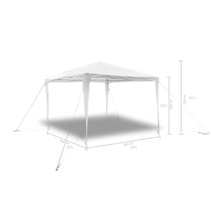 Pavilion de grădină cu acoperiș piramidă, 3 x 3 m - WALTI WALTI