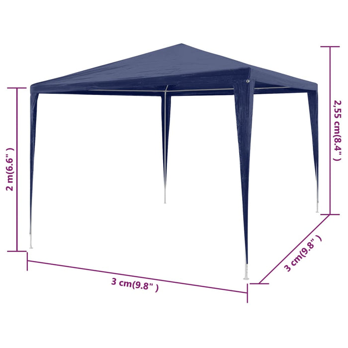 Cort de petrecere, albastru, 3 x 3 m - WALTI WALTI