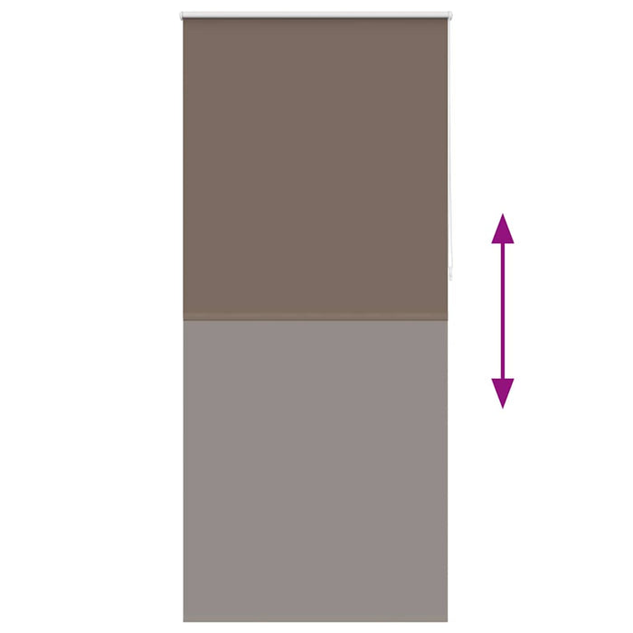 Jaluzea opacă 124,4x230 cm, lățime material 120 cm, culoare cafea WALTI