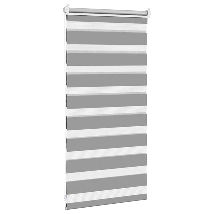 Jaluzea Zebră 40,9x100 cm Lățime material 36,7 cm gri WALTI