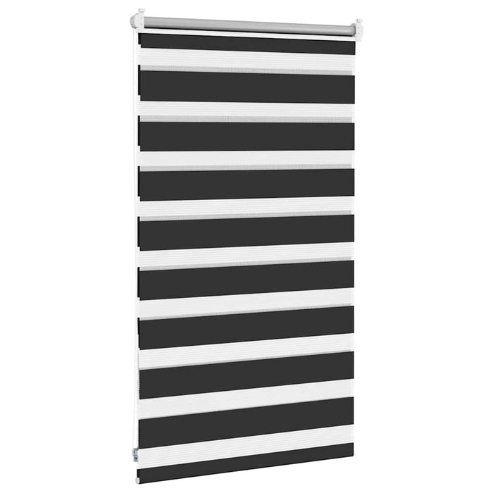 Jaluzea Zebră 50,9x100 cm Lățime material 46,7 cm negru WALTI