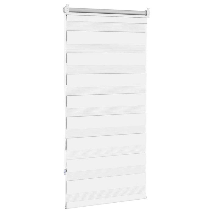 Jaluzea Zebră 60,9x120 cm Lățime material 56,7 cm alb WALTI