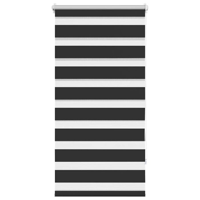 Jaluzea Zebră 60,9x120 cm Lățime material 56,7 cm negru WALTI