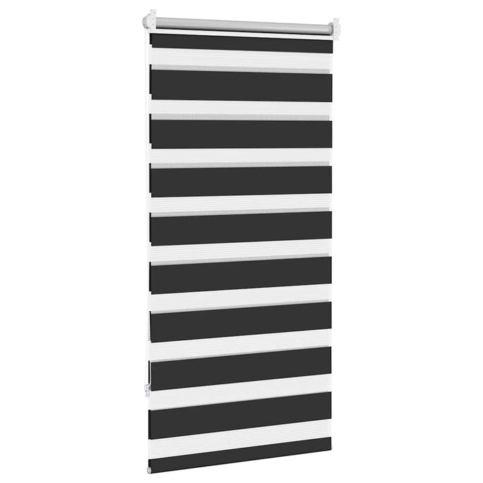 Jaluzea Zebră 80,9x150 cm Lățime material 76,7 cm negru WALTI
