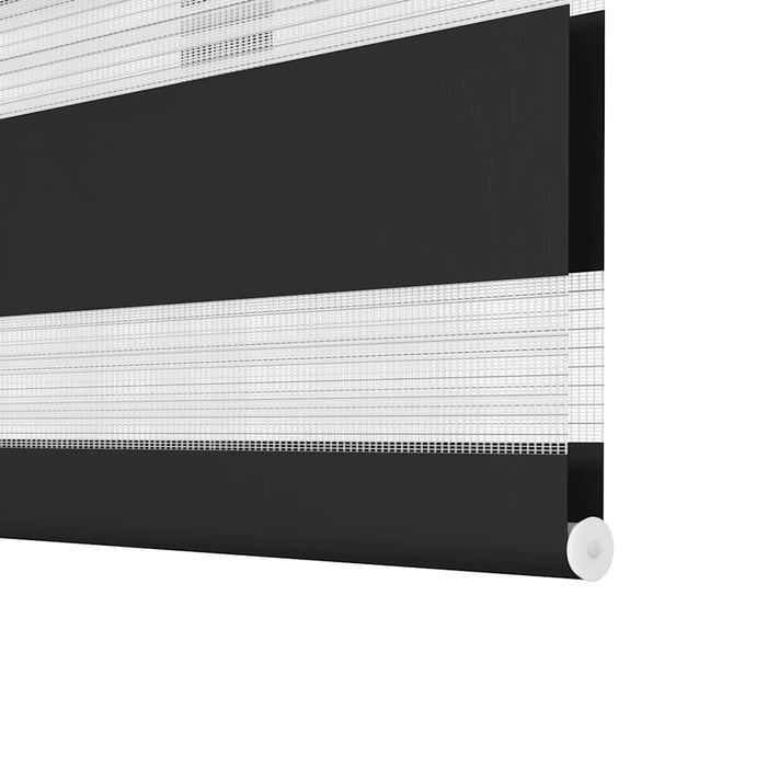 Jaluzea Zebră 100,9x175 cm Lățime material 96,7 cm negru WALTI
