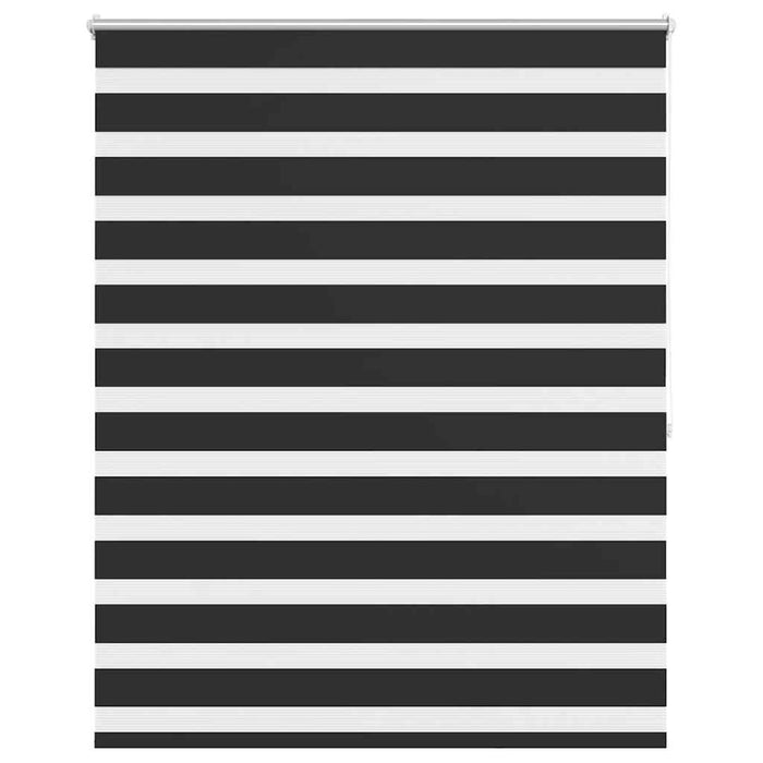 Jaluzea Zebră 140,9x175 cm Lățime material 136,7 cm negru WALTI