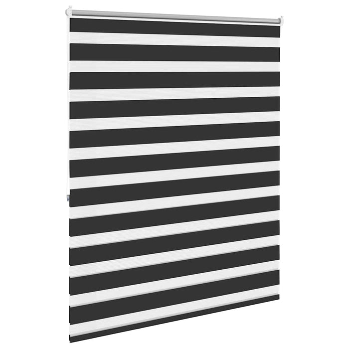 Jaluzea Zebră 140,9x175 cm Lățime material 136,7 cm negru WALTI