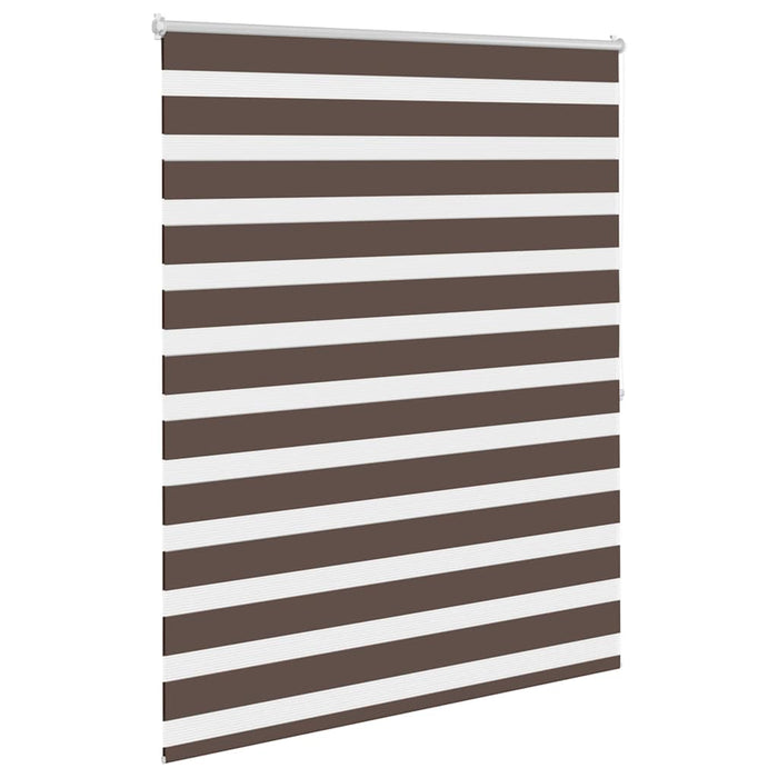 Jaluzea Zebră 140,9x175 cm Lățime material 136,7 cm, culoare cafea WALTI