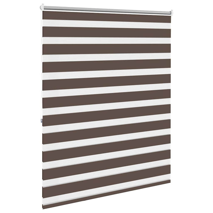 Jaluzea Zebră 140,9x175 cm Lățime material 136,7 cm, culoare cafea WALTI