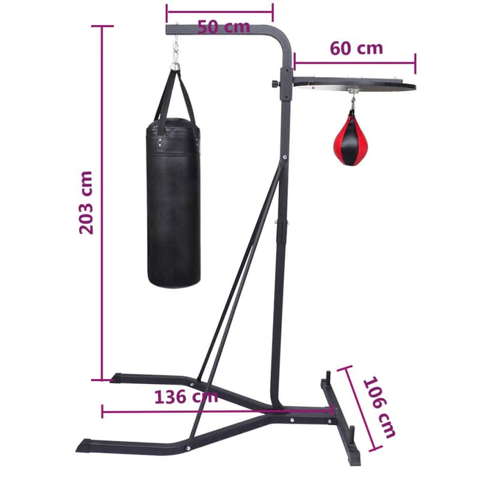Suport sac de box, 2 laturi, 90367 - WALTI WALTI