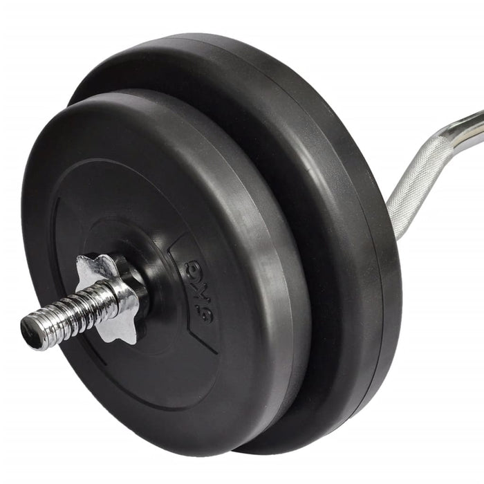 Bară ondulată cu greutăți, 30 kg - WALTI WALTI