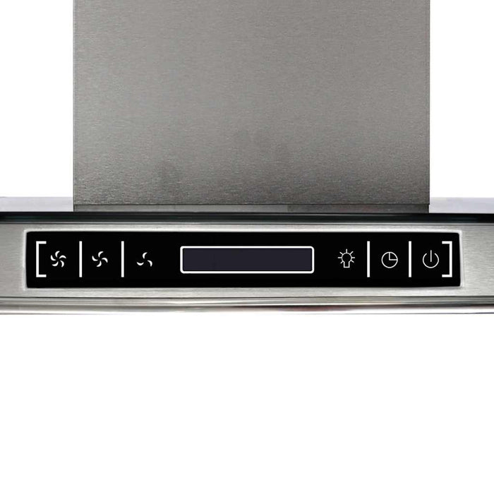 Hotă tip insulă cu afișaj LCD WALTI