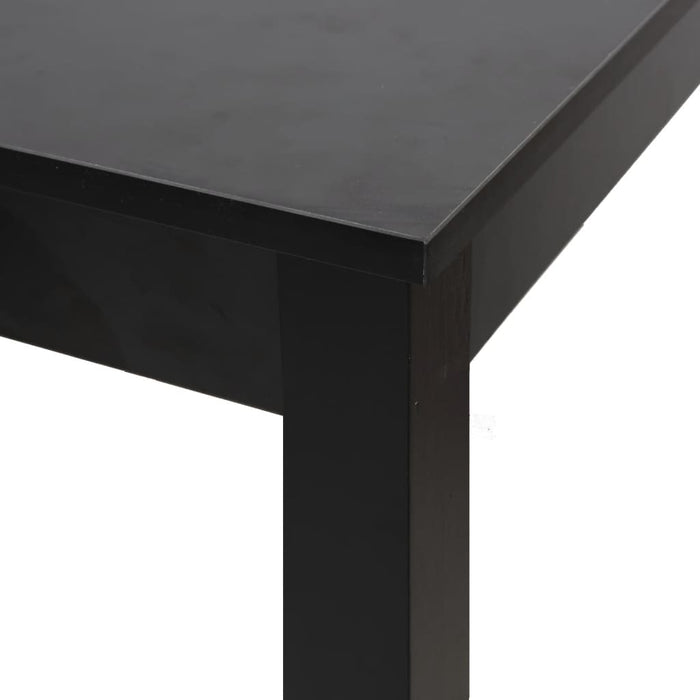 Masă de bar MDF, negru, 115x55x107 cm WALTI