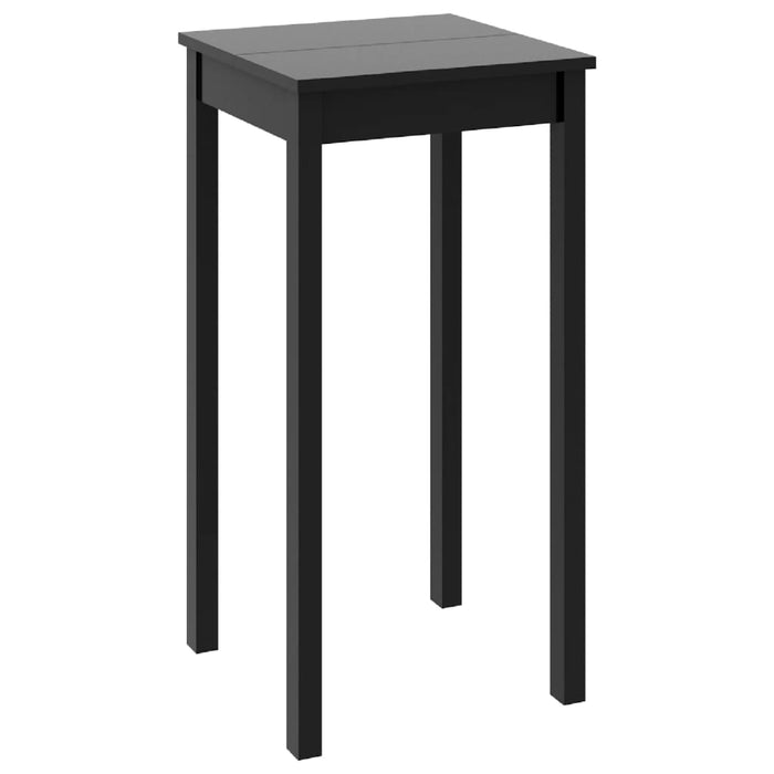 Masă de bar din MDF, negru, 55 x 55 x 107 cm - WALTI WALTI