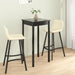 Masă de bar din MDF, negru, 55 x 55 x 107 cm - WALTI WALTI