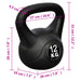 Greutate tip bilă cu mâner Kettlebell 12 kg - WALTI WALTI