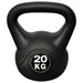 Greutate tip bilă cu mâner Kettlebell, 20 kg - WALTI WALTI