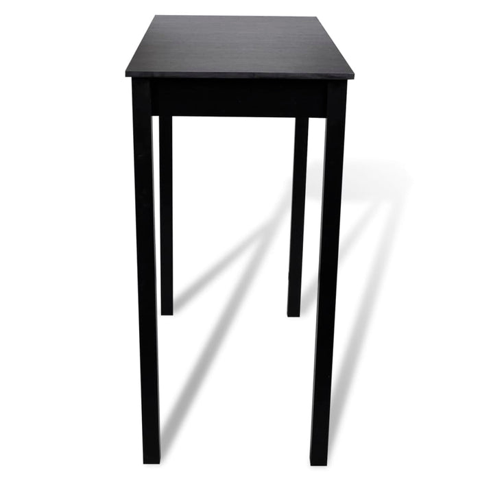 Masă de bar cu 4 scaune de bar, negru - WALTI WALTI