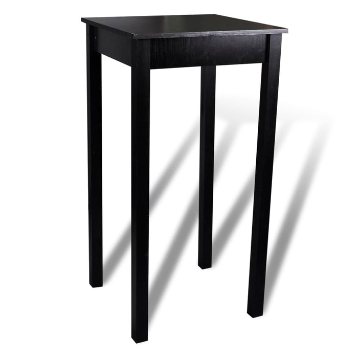 Masă de bar cu 2 scaune de bar, negru - WALTI WALTI