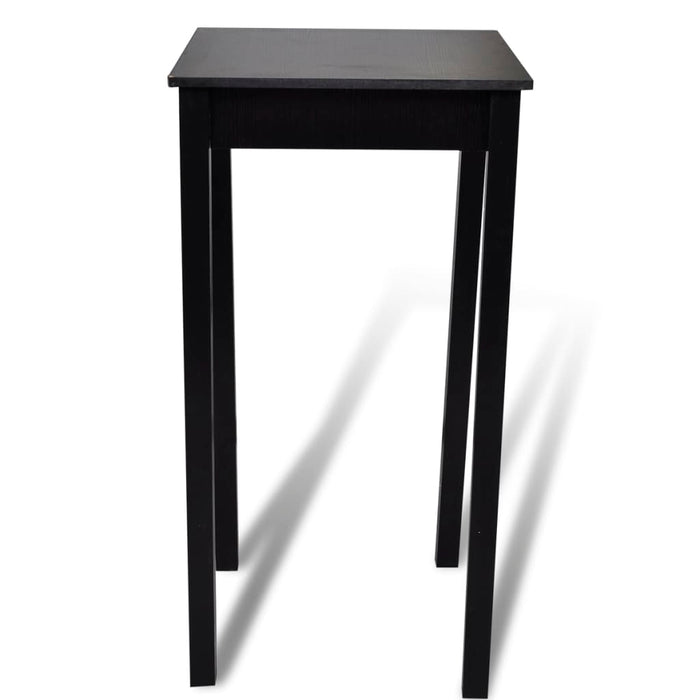 Masă de bar cu 2 scaune de bar, negru - WALTI WALTI